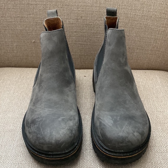 BIRKENSTOCK Stalon BOOTS Graphite Grey Nubuck Leather Size 38 / 7 - Picture 4 of 8